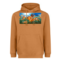 Meerkat clown fish  license plate Heavyweight Hoodie - BarkalooDesign