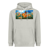 Moon Dust clown fish  license plate Heavyweight Hoodie - BarkalooDesign