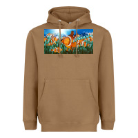 Toasted Coconut clown fish  license plate Heavyweight Hoodie - BarkalooDesign