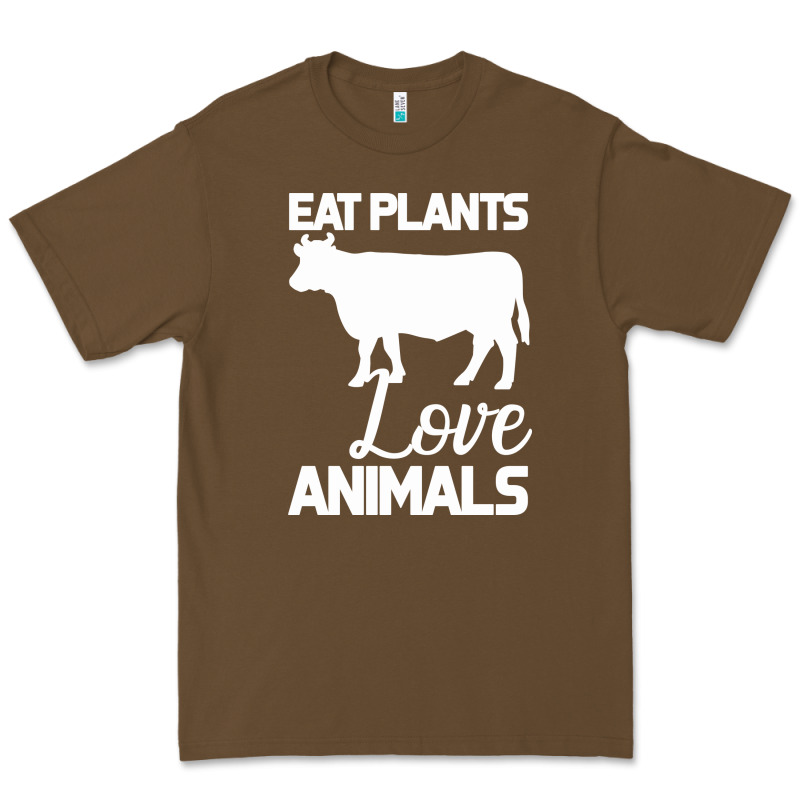 Eat Plants Love Animals Premium Tee by Bettercallsaul | Teevron