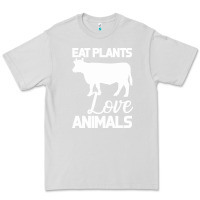 Dove Grey Eat Plants Love Animals Premium Tee - Bettercallsaul