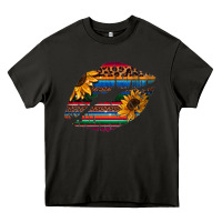 Asphalt Aztec Sunflower Lips Heavy Core Tee - Bettercallsaul