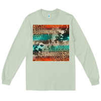 Matcha Leopard Cowhide Pattern Long Sleeve Tee - CowCowDesign