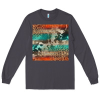 Smoke Leopard Cowhide Pattern Long Sleeve Tee - CowCowDesign