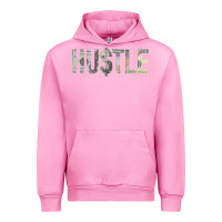 Fuchsia Pink Hustle 100 Dollar Bill Christmas Gift entrepreneur Urban Hoodie - trangStudio