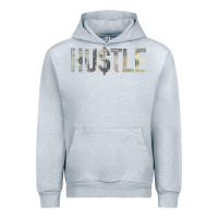 Heather Grey Hustle 100 Dollar Bill Christmas Gift entrepreneur Urban Hoodie - trangStudio