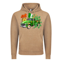 Vintage Coffee Western St. Patrick's Day truck Vintage Hoodie - CowGirlArtShop