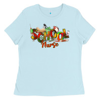 Baby Blue school nurse juneteenth Ladies Tee - NancyCooperArtShop