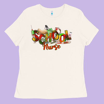 School Nurse Juneteenth Ladies Tee Designed By Nancycooperartshop