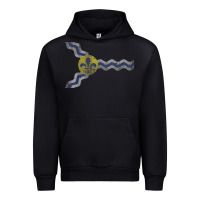 Black St Louis Missouri Flag Vintage Faded Home Family Urban Hoodie - trangStudio