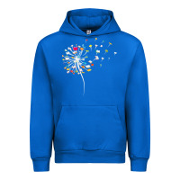 Cobalt Womens Funny Dandelion Books Gift For Reading Lover Women Girls V-Neck Urban Hoodie - trangStudio