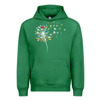 Emerald Womens Funny Dandelion Books Gift For Reading Lover Women Girls V-Neck Urban Hoodie - trangStudio
