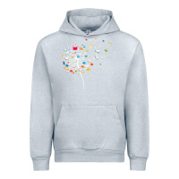 Heather Grey Womens Funny Dandelion Books Gift For Reading Lover Women Girls V-Neck Urban Hoodie - trangStudio