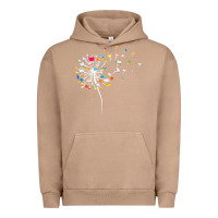 Pigment Burro Womens Funny Dandelion Books Gift For Reading Lover Women Girls V-Neck Urban Hoodie - trangStudio