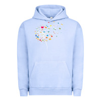Pigment Grape Ice Womens Funny Dandelion Books Gift For Reading Lover Women Girls V-Neck Urban Hoodie - trangStudio