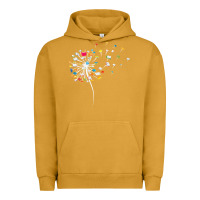 Pigment Peanut Butter Womens Funny Dandelion Books Gift For Reading Lover Women Girls V-Neck Urban Hoodie - trangStudio