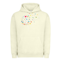 Pigment Pistachio Womens Funny Dandelion Books Gift For Reading Lover Women Girls V-Neck Urban Hoodie - trangStudio