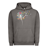 Pigment Tornado Womens Funny Dandelion Books Gift For Reading Lover Women Girls V-Neck Urban Hoodie - trangStudio