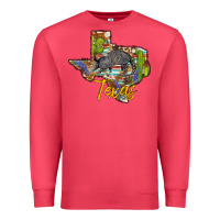 Cardinal texas map armadillo Premium Sweatshirt - BarkalooDesign