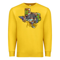 Lemon texas map armadillo Premium Sweatshirt - BarkalooDesign