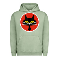 Pigment Oil Green black cat squadron taiwanese u 2 spy plane emblem gift tank top Urban Hoodie - trangStudio