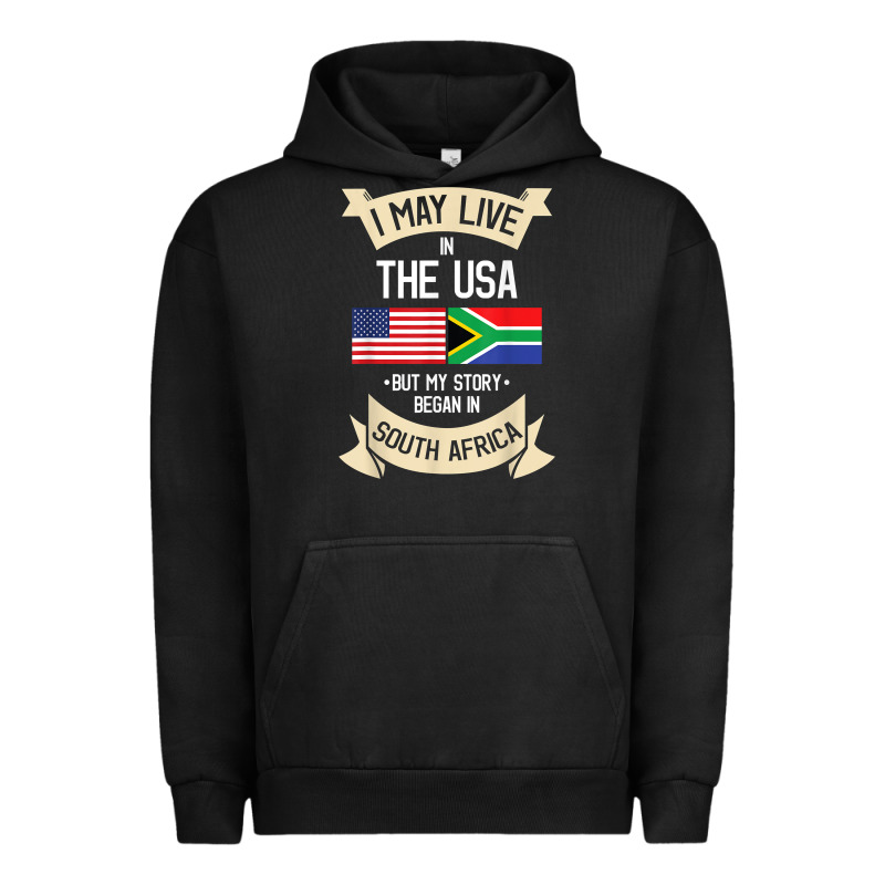 South Africa American Flag Usa South African Roots Gifts Urban Hoodie by trangStudio | Teevron
