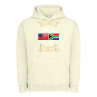 Pigment Pistachio South Africa American Flag USA South African Roots Gifts Urban Hoodie - trangStudio