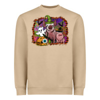 Mushroom halloween pigs Heavyweight Sweatshirt - SublimationCraftShop