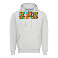 Dove Grey Cow fall pumpkin Zipper Hoodie - Artiststas
