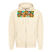Sandshell Cow fall pumpkin Zipper Hoodie - Artiststas