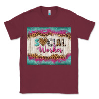 Burgundy western social worker tumbler tbs (1) Classic Tee - TumblerDesignByShophia