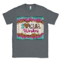 Charcoal Heather western social worker tumbler tbs (1) Classic Tee - TumblerDesignByShophia
