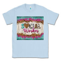 Dusty Blue western social worker tumbler tbs (1) Classic Tee - TumblerDesignByShophia