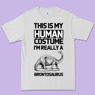 This Is My Human Costume Im Really A Brachiosaurus Premium Tee Designed By Bettercallsaul
