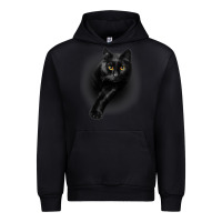 Black Black Cat Yellow EyesCats Tee Shirt Gifts Urban Hoodie - trangStudio