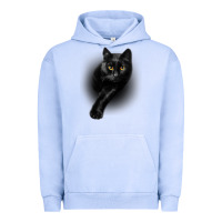 Pigment Grape Ice Black Cat Yellow EyesCats Tee Shirt Gifts Urban Hoodie - trangStudio