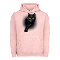 Pigment Salmon Black Cat Yellow EyesCats Tee Shirt Gifts Urban Hoodie - trangStudio