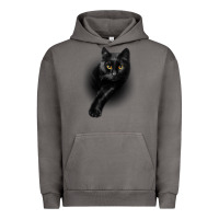 Pigment Tornado Black Cat Yellow EyesCats Tee Shirt Gifts Urban Hoodie - trangStudio