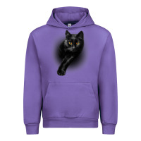 Tulip Black Cat Yellow EyesCats Tee Shirt Gifts Urban Hoodie - trangStudio