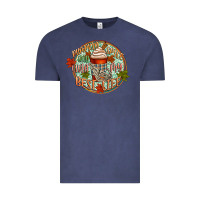 Vintage Denim pumpkin spice and livin my best life Vintage Tee - CowGirlArtShop
