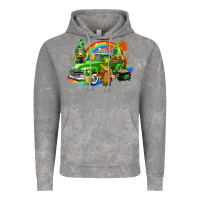 Cloud Rock St. Patrick's Day truck with gnomies Vintage Hoodie - CowGirlArtShop