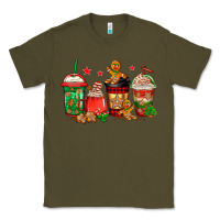 Army Green christmas cookies coffee Classic Tee - Jasminsmagicworld