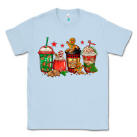 Dusty Blue christmas cookies coffee Classic Tee - Jasminsmagicworld