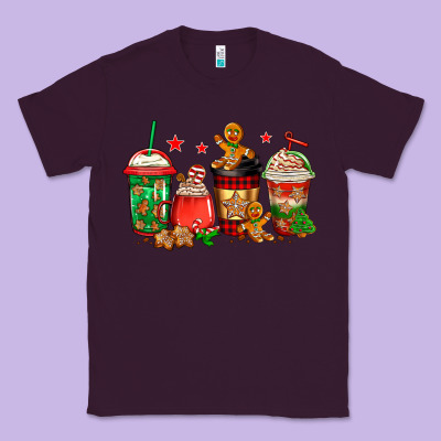 Christmas Cookies Coffee Classic Tee Designed By Jasminsmagicworld
