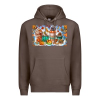 Coffee Thanksgiving Coffee Drink Kids Cup Premium Hoodie - CowhideDigitalArt