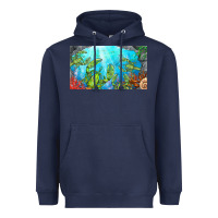 Navy lobster sippy cup Heavyweight Hoodie - BarkalooDesign