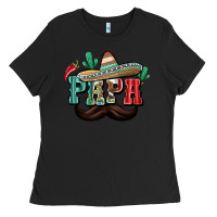 Black Mexican Papa Ladies Tee - texasbilliewilder