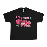 Black in october we wear pink Urban Heavy Tee - CowGirlArtShop