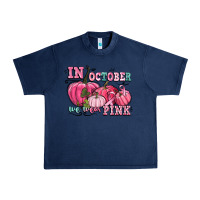 Navy in october we wear pink Urban Heavy Tee - CowGirlArtShop