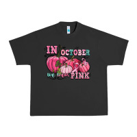 Pigment Black in october we wear pink Urban Heavy Tee - CowGirlArtShop